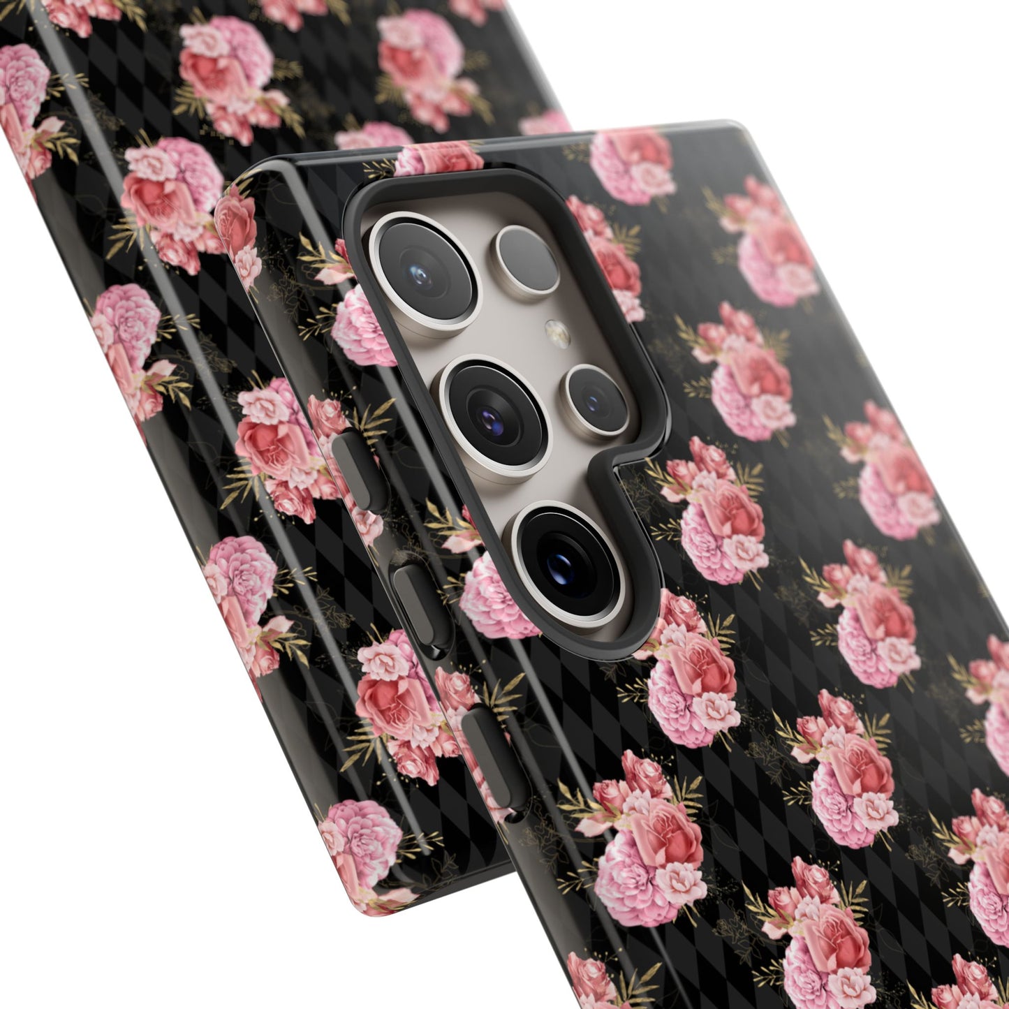 Rose Diamond Romance in Vivienne - Tough Phone Case