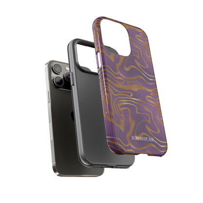 Cosmic Zebra in Purple - iPhone Case, Samsung Galaxy Case, Google Pixel Case