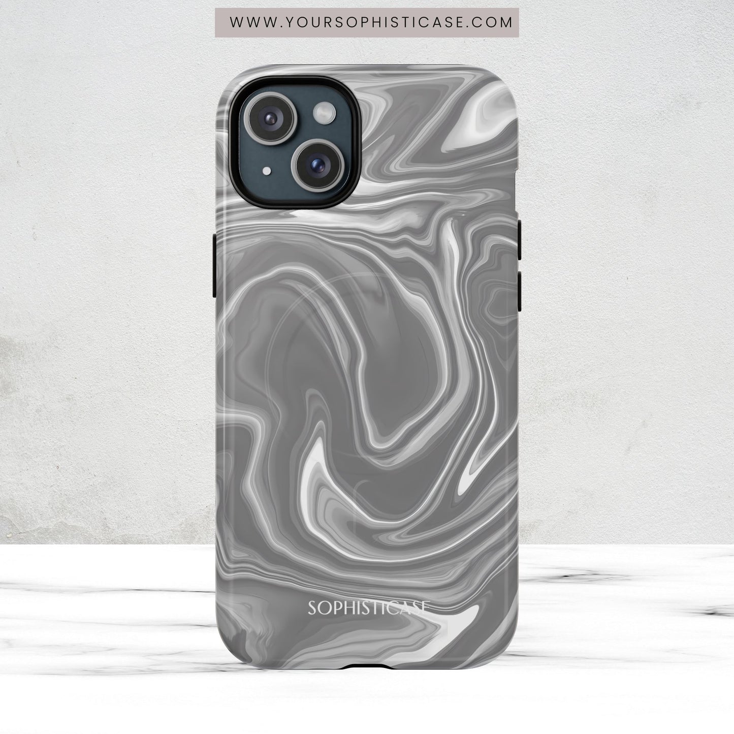 Liquid Dreams in Charcoal - Magsafe Case