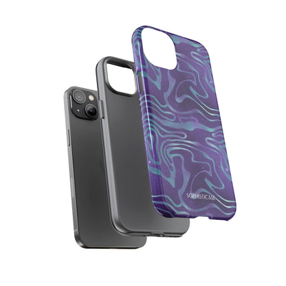 Cosmic Gold in Blue & Purple - iPhone Case, Samsung Galaxy Case, Google Pixel Case