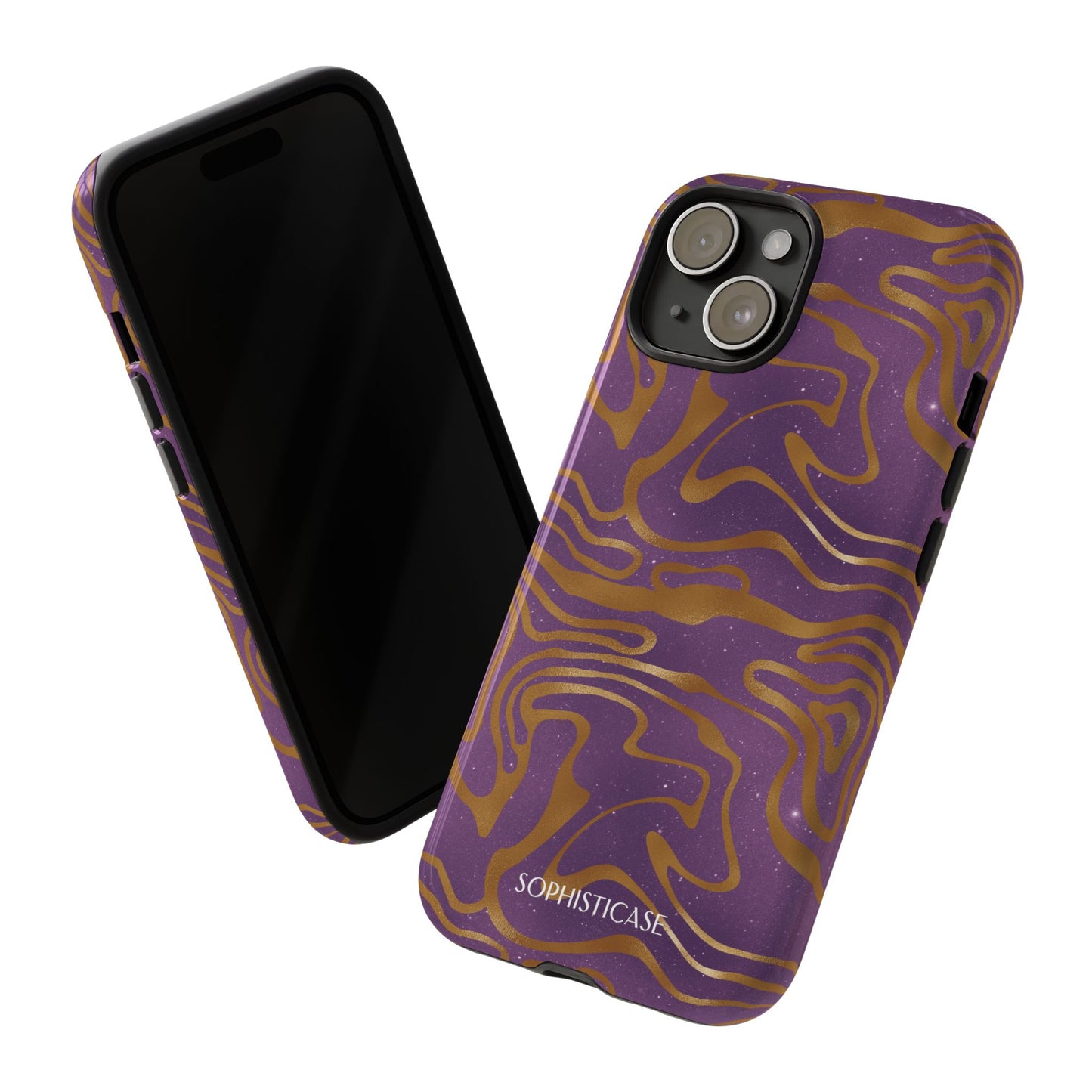 Cosmic Zebra in Purple - iPhone Case, Samsung Galaxy Case, Google Pixel Case