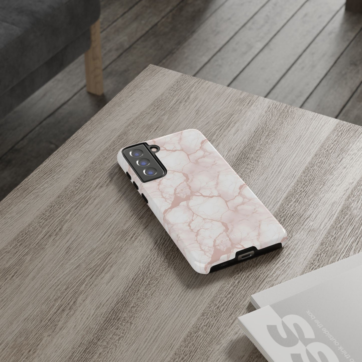 Marble Opulence in Neutral Beige - Tough Phone Case