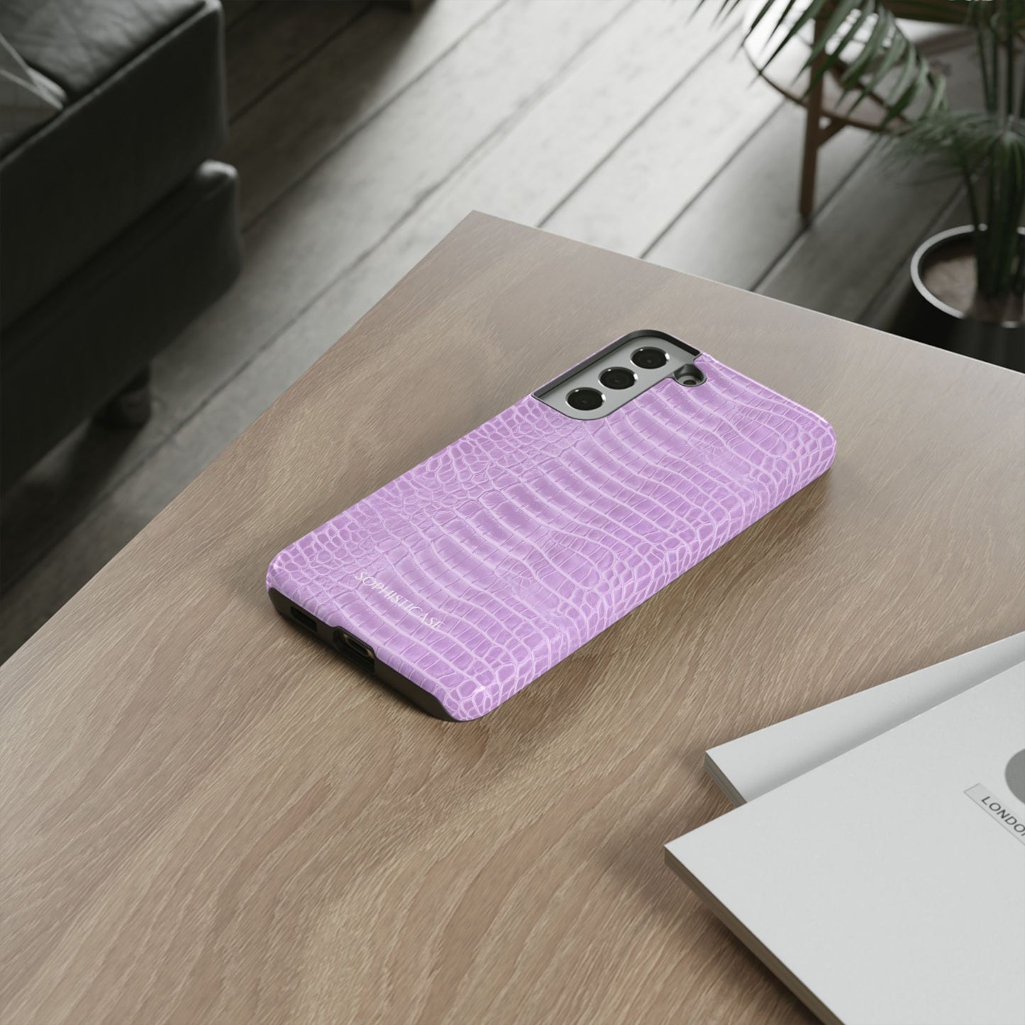 Luxe Leather in Purple - Samsung Galaxy Case