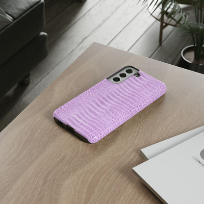 Luxe Leather in Purple - Samsung Galaxy Case