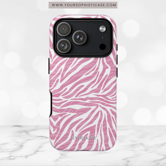 Urban Safari in Pink - iPhone Case, Samsung Galaxy Case, Google Pixel Case