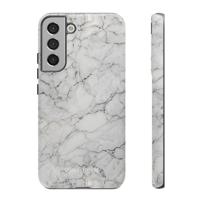 Marble Opulence in White - iPhone Case, Samsung Galaxy Case, Google Pixel Case