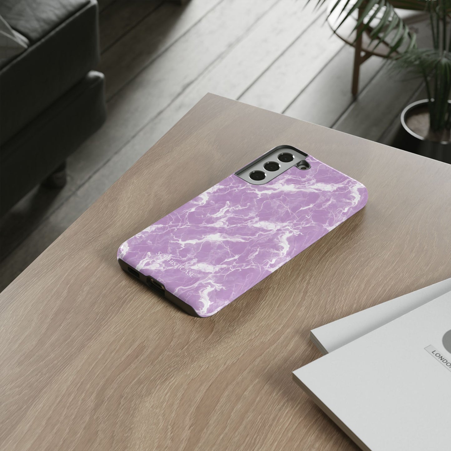Marble Crush in Purple - Tough Phone Case