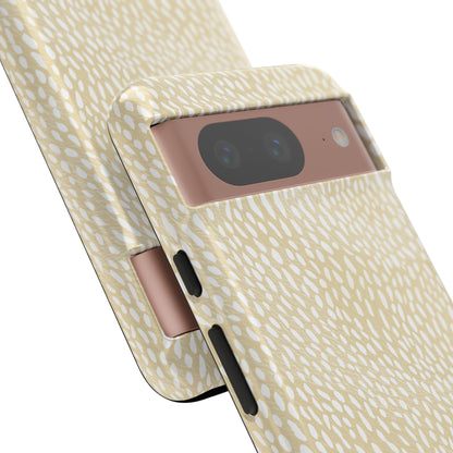 Oh Deer! in Neutral Beige- Tough Phone Case