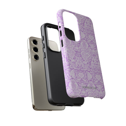 Luxe Lace in Purple - Tough Phone Case