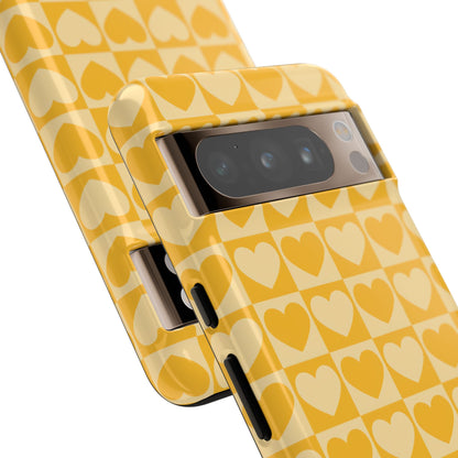 Tough Love in Yellow - Tough Phone Case
