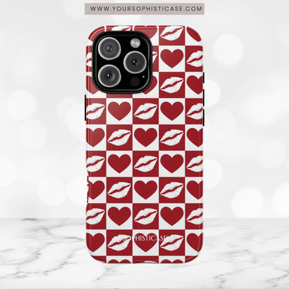 Belle Amie in Red - iPhone Case, Samsung Galaxy Case, Google Pixel Case