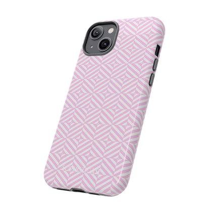 Illusions in Pink - Dual Layer Shockproof Phone Case for iPhone, Google Pixel and Samsung Galaxy