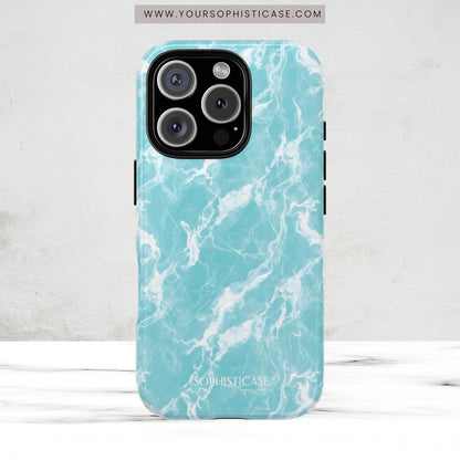 Marble Crush in Aqua - Magsafe Case
