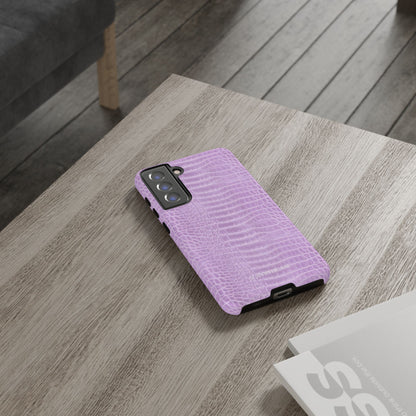 Luxe Leather in Purple - Tough Phone Case