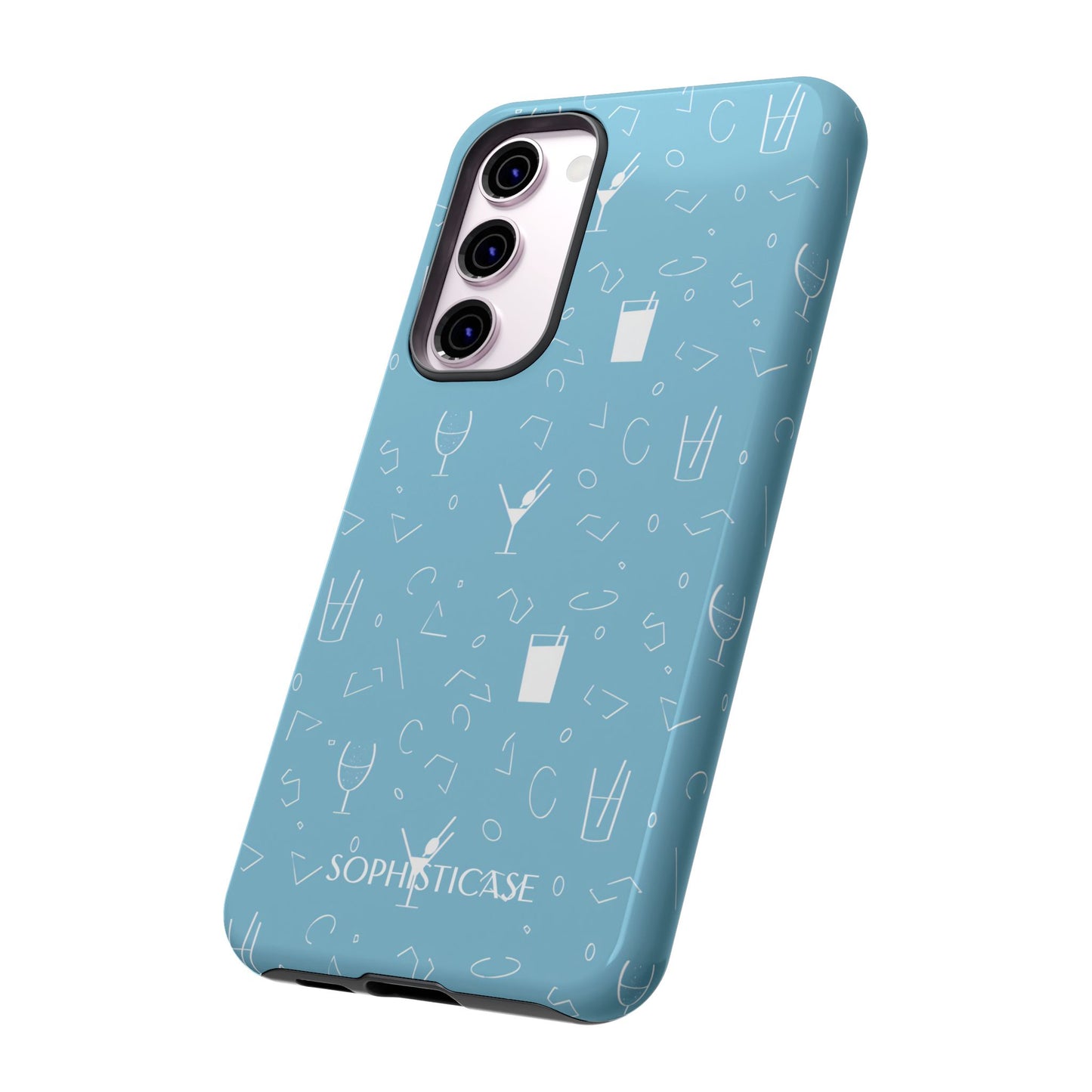 Cocktail Hour in Blue - Tough Phone Case for Samsung