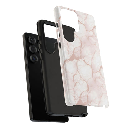 Marble Opulence in Neutral Beige - Tough Phone Case