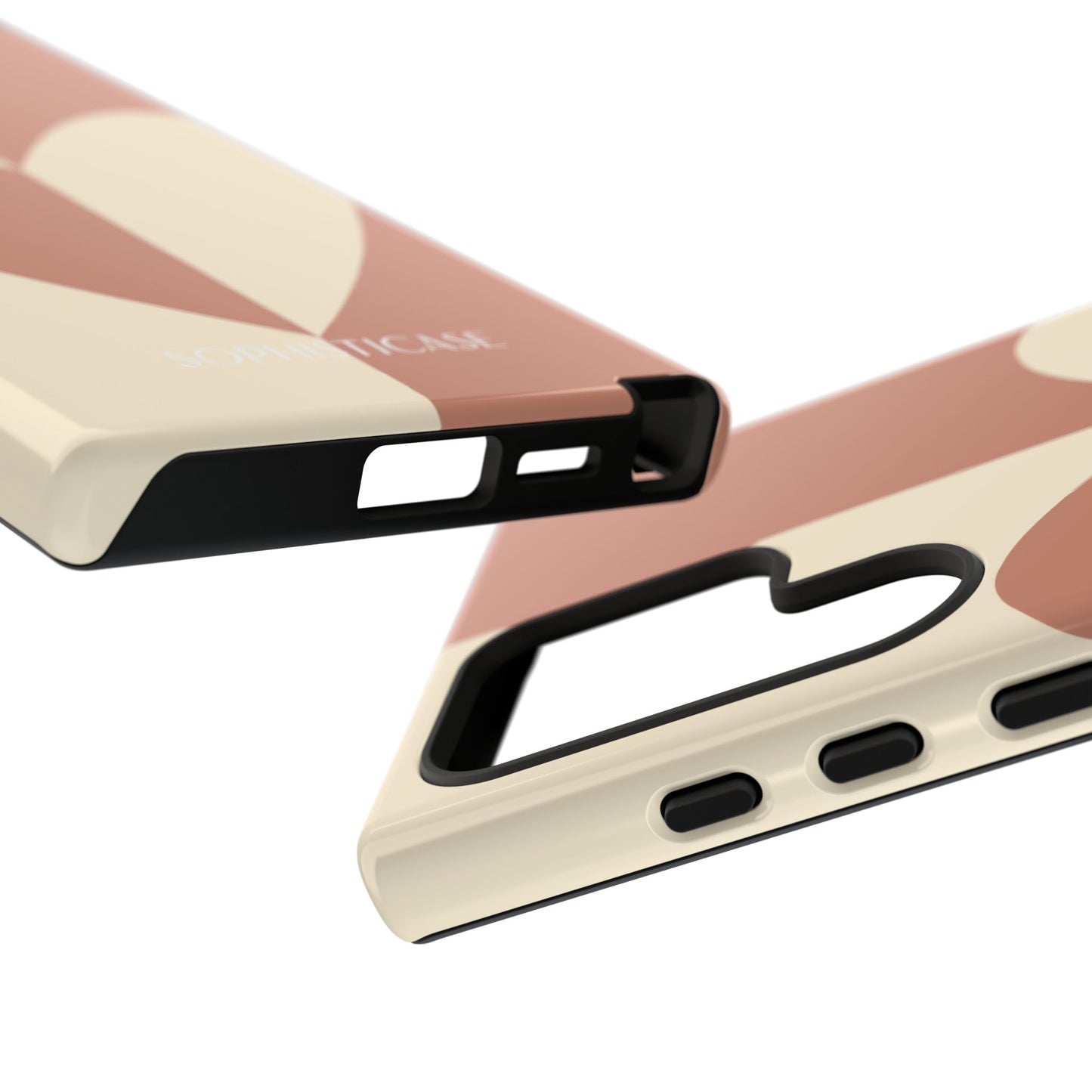 Be Mine in Brown and Cream - iPhone Case, Samsung Galaxy Case, Google Pixel Case