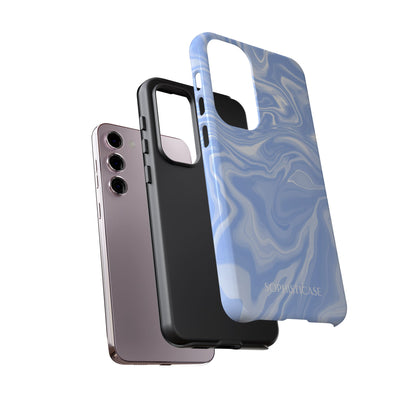 Liquid Dreams in Smoke Blue - Tough Phone Case for Samsung Galaxy