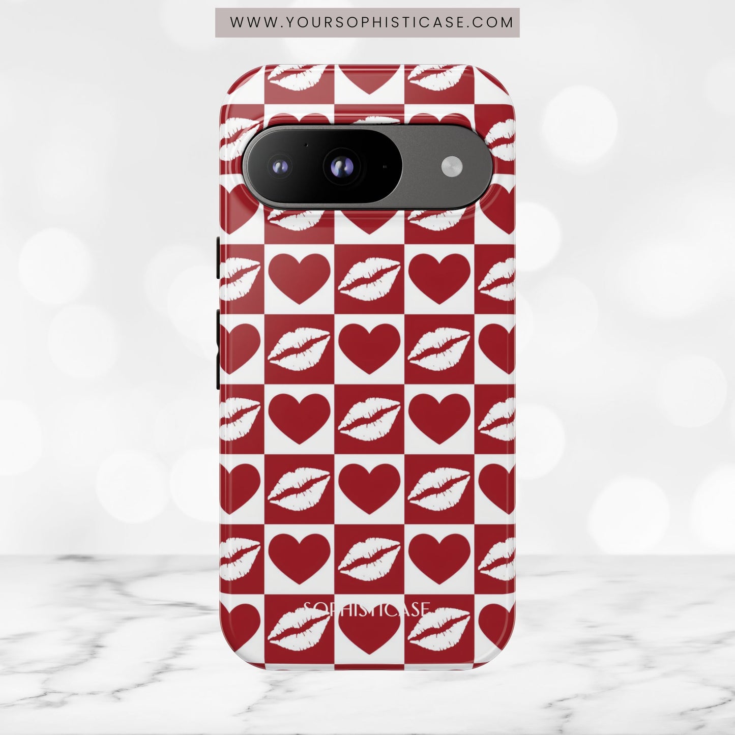 Belle Amie in Red - Tough Phone Case