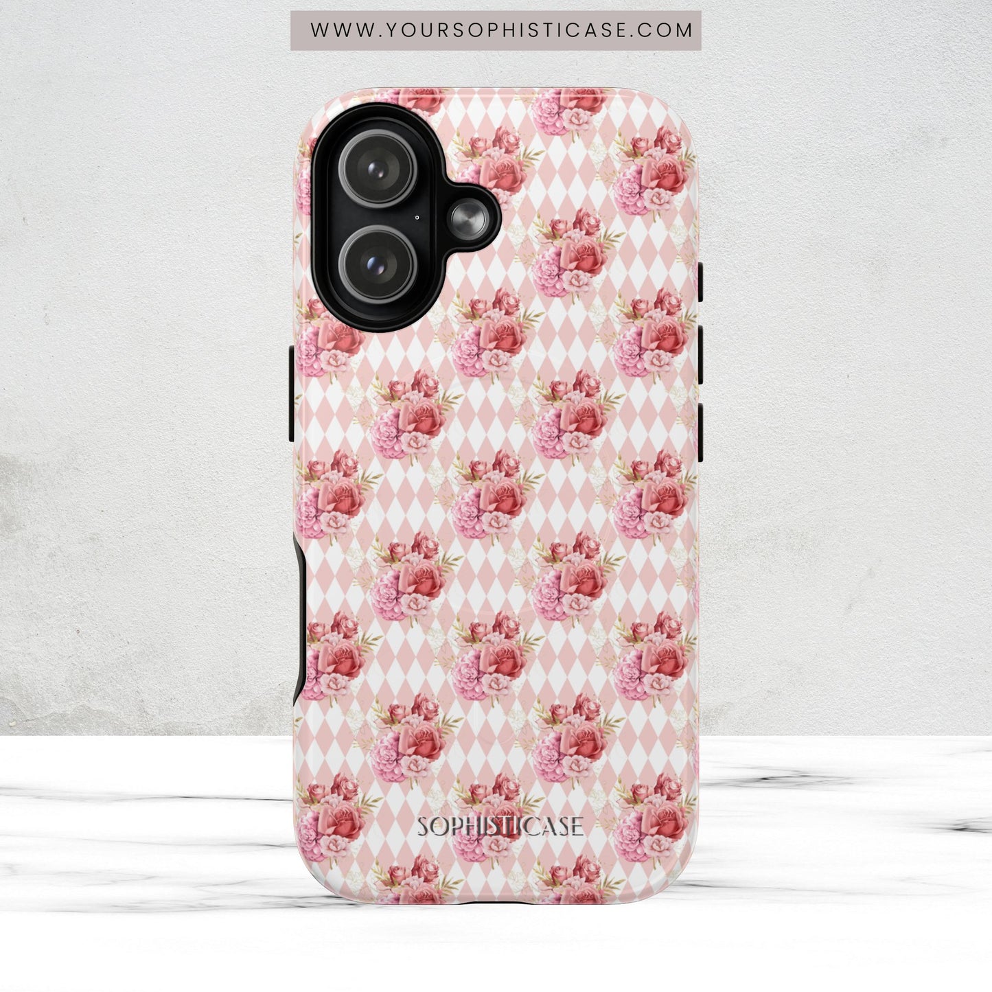 Rose Diamond Romance in Juliette - Magsafe Case