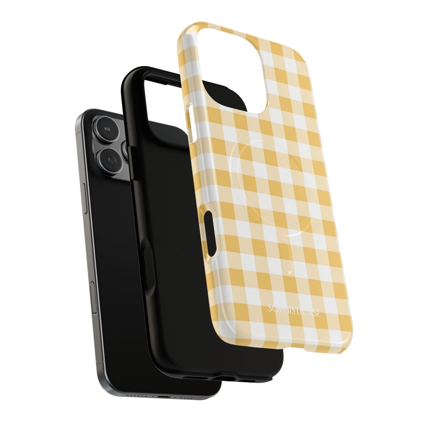 Gingham in Yellow - Magsafe Case