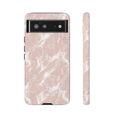 Marble Crush in Neutral Beige - Tough Phone Case