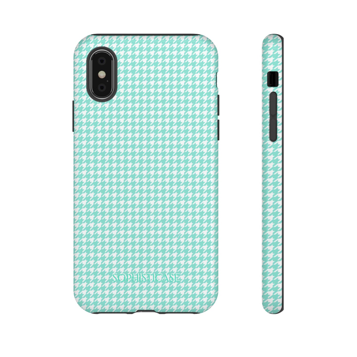 Tough Case - Houndstooth in Green