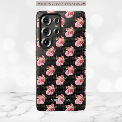 Rose Diamond Romance in Vivienne - Tough Phone Case