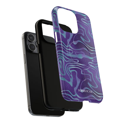 Cosmic Gold in Blue & Purple - iPhone Magsafe Case