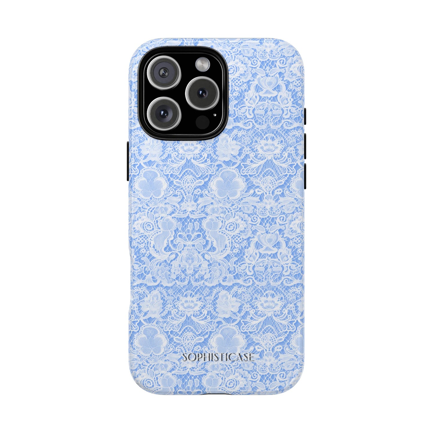 Luxe Lace in Blue - iPhone Magsafe Case