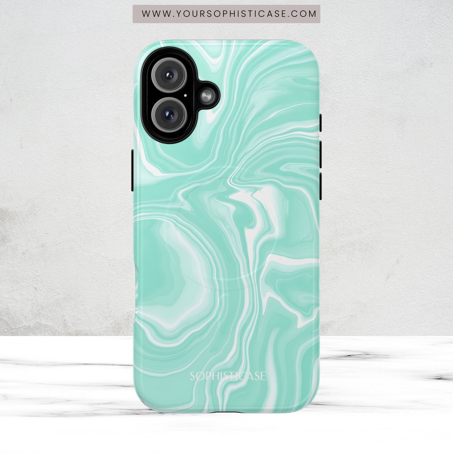 Liquid Dreams in Green - Magsafe Case