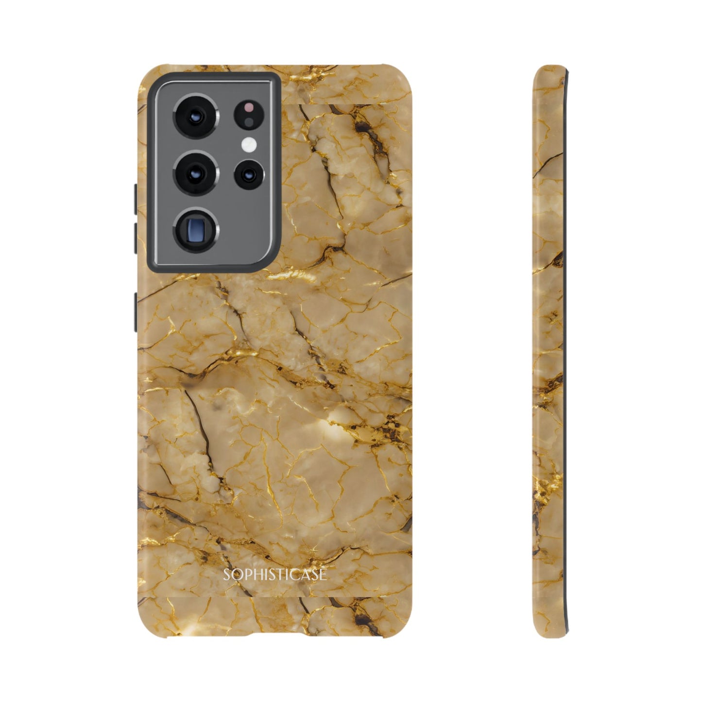 Marble Opulence in Gold - iPhone Case, Samsung Galaxy Case, Google Pixel Case