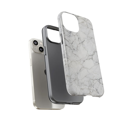 Marble Opulence in White - iPhone Case, Samsung Galaxy Case, Google Pixel Case