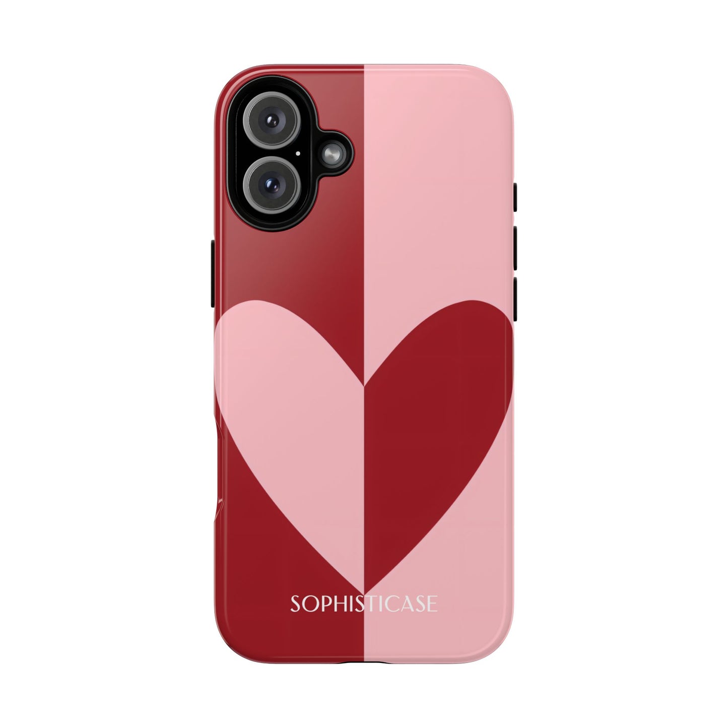 Be Mine in Red and Pink - Protective Phone Case for iPhone