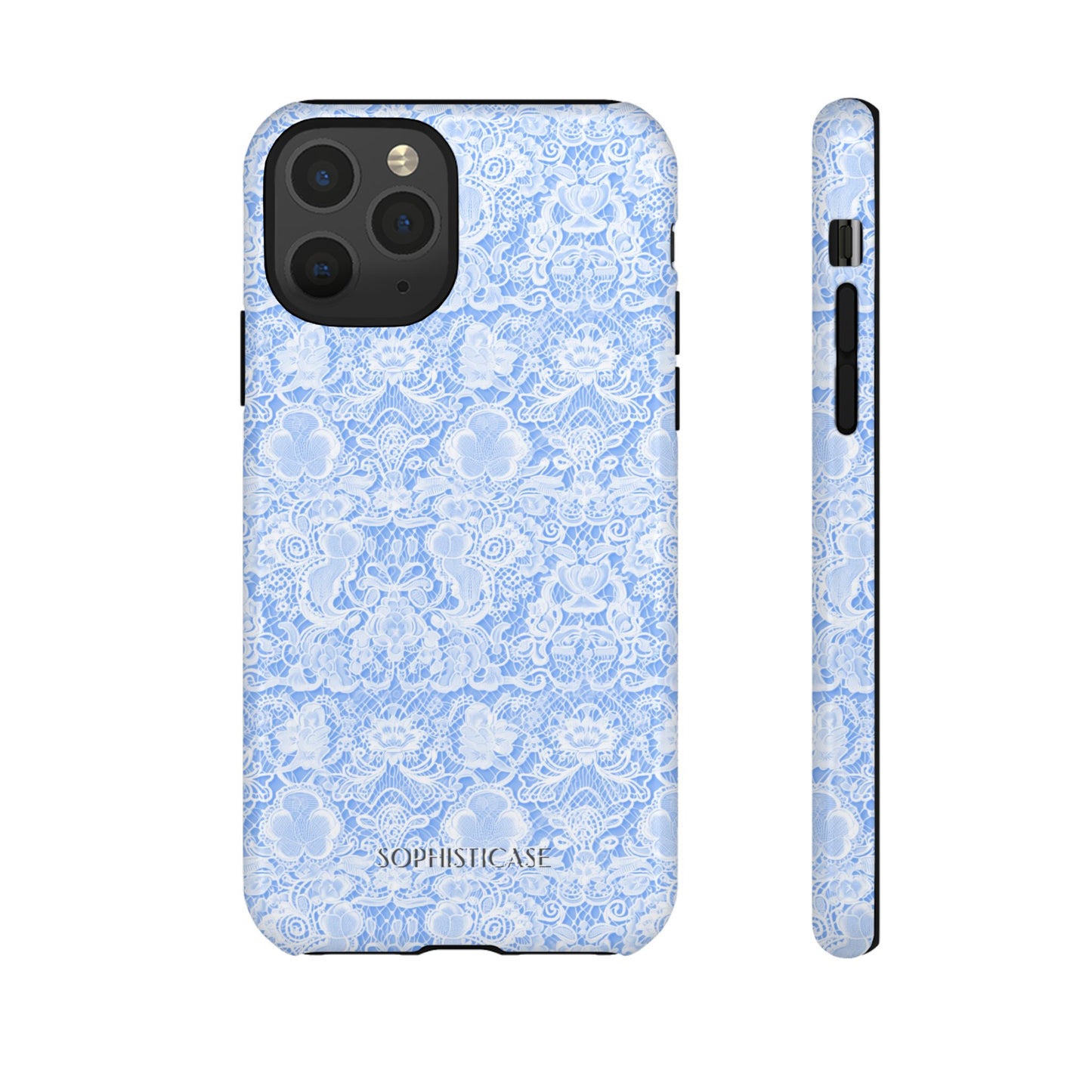 Luxe Lace in Blue - iPhone Magsafe Case