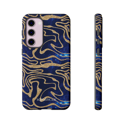 Cosmic Zebra in Blue - iPhone Case, Samsung Galaxy Case, Google Pixel Case