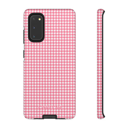 Tough Case - Houndstooth in Salmon