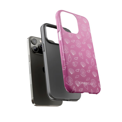 Seashell Society in Purple - iPhone Case