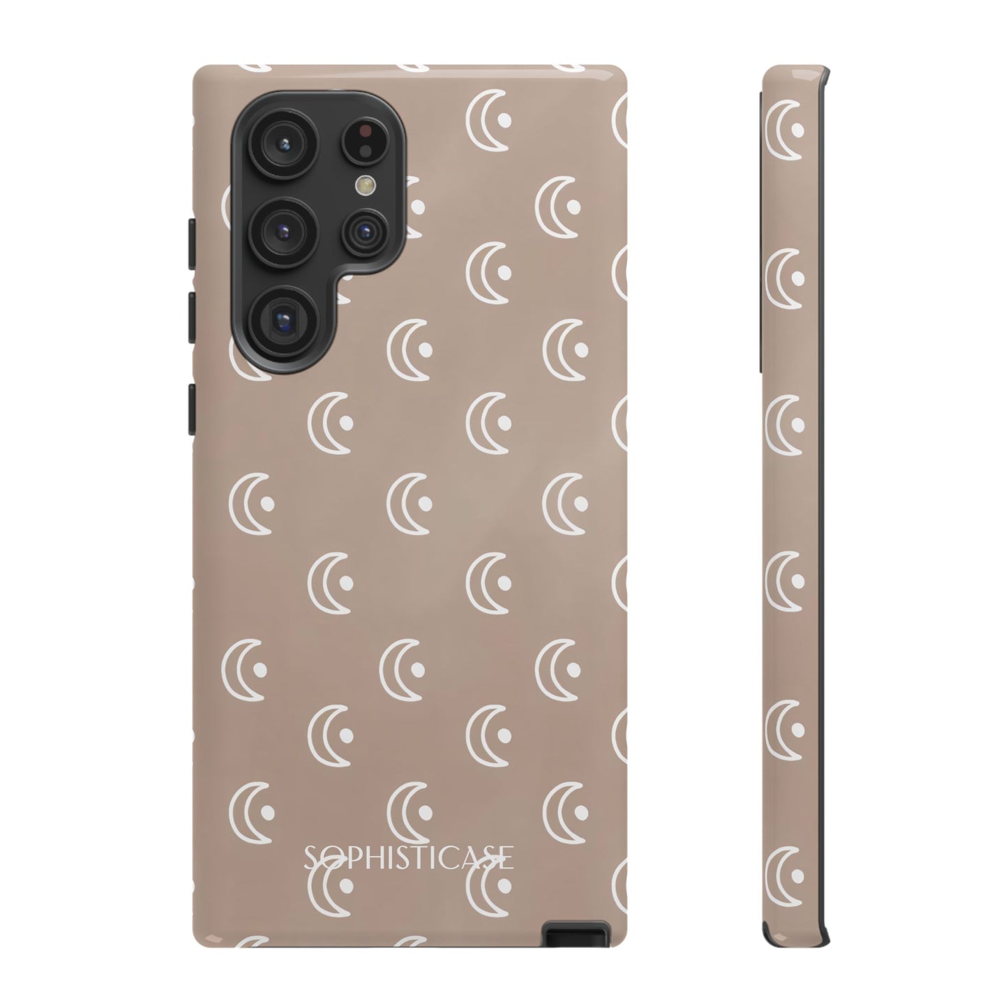 Moon Phase in Boho Brown - Tough Phone Case for Samsung Galaxy