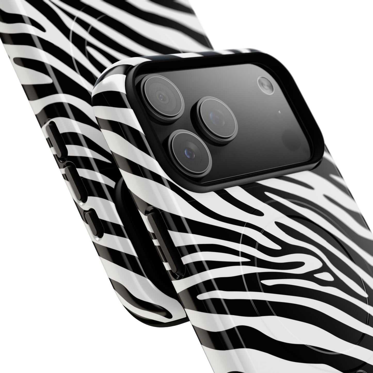 Dark Thoughts in Urban Zebra - iPhone Magsafe Case