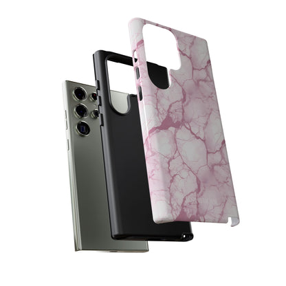 Marble Opulence in Pink - Tough Phone Case
