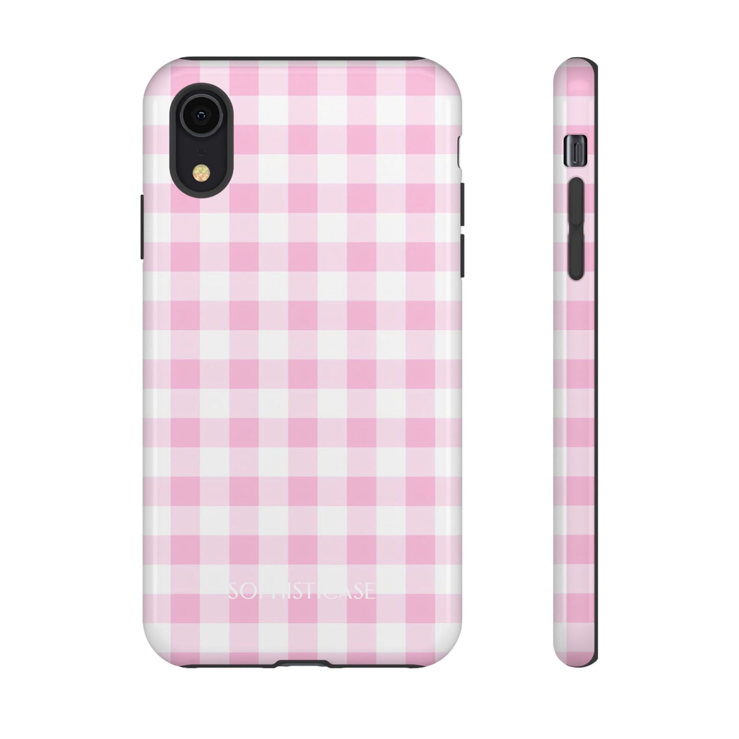 Tough Case - Gingham in Pink