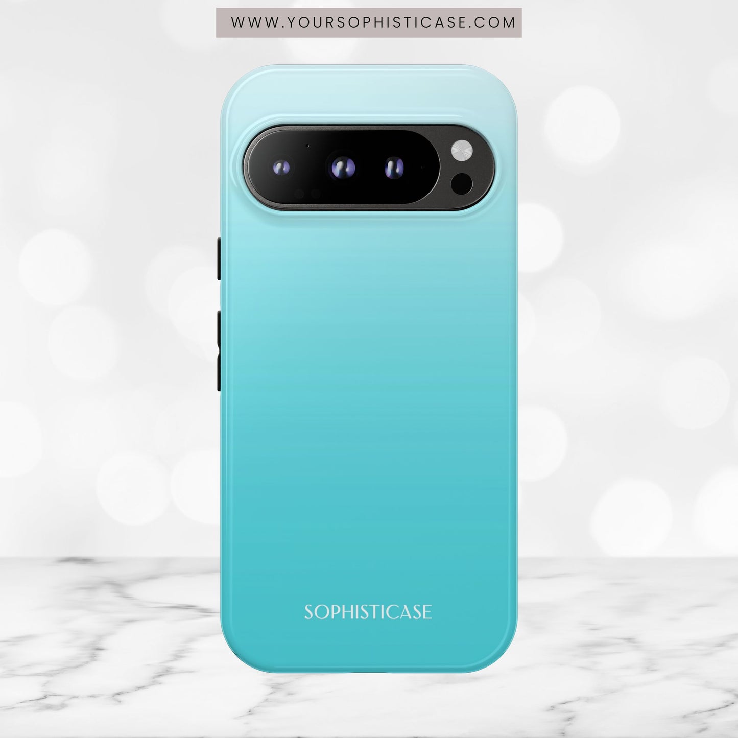 Heavenly in Aqua - Tough Phone Case