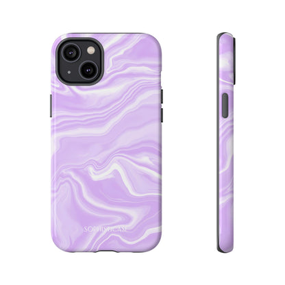 Liquid Dreams in Light Purple - iPhone Case