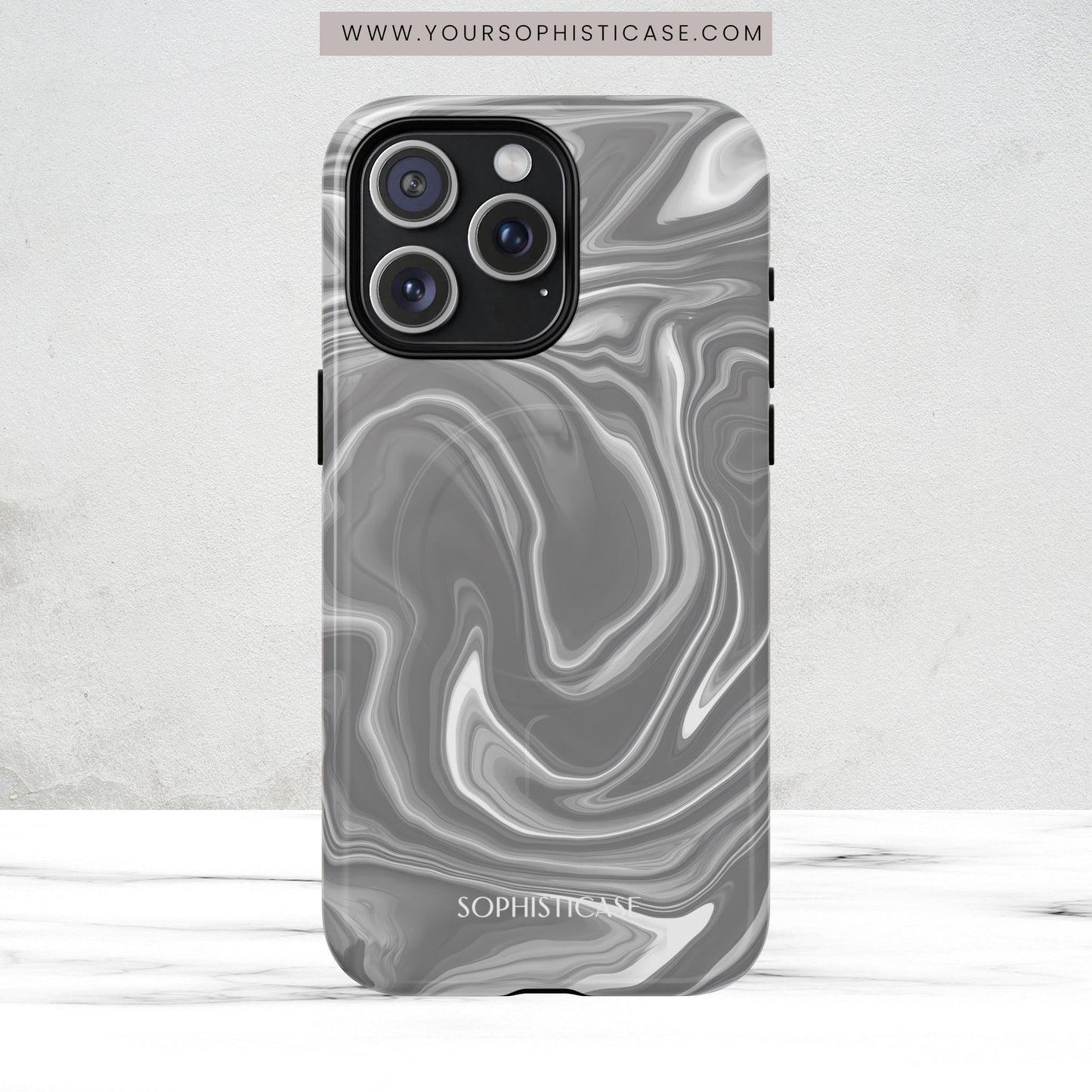 Liquid Dreams in Charcoal - Magsafe Case