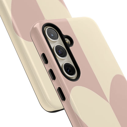 Be Mine in Brown and Beige - iPhone Case, Samsung Galaxy Case, Google Pixel Case