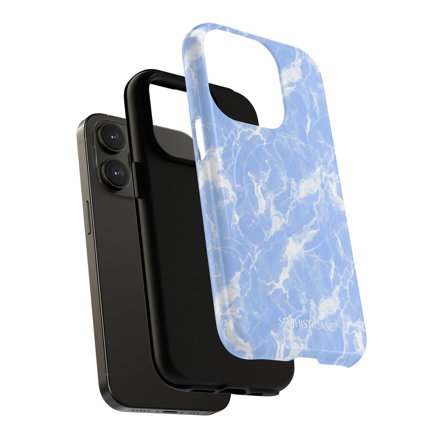 Marble Crush in Blue - Magsafe Case