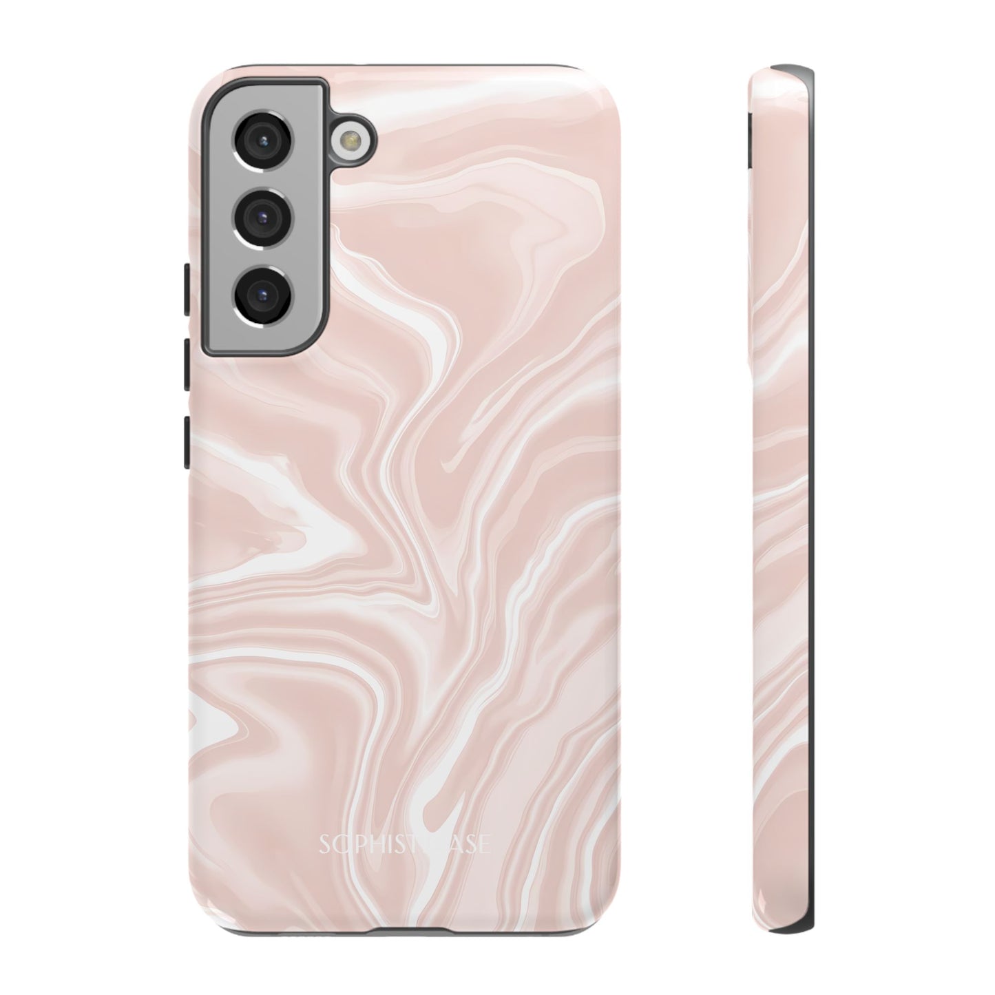 Liquid Dreams in Neutral Beige - Tough Phone Case