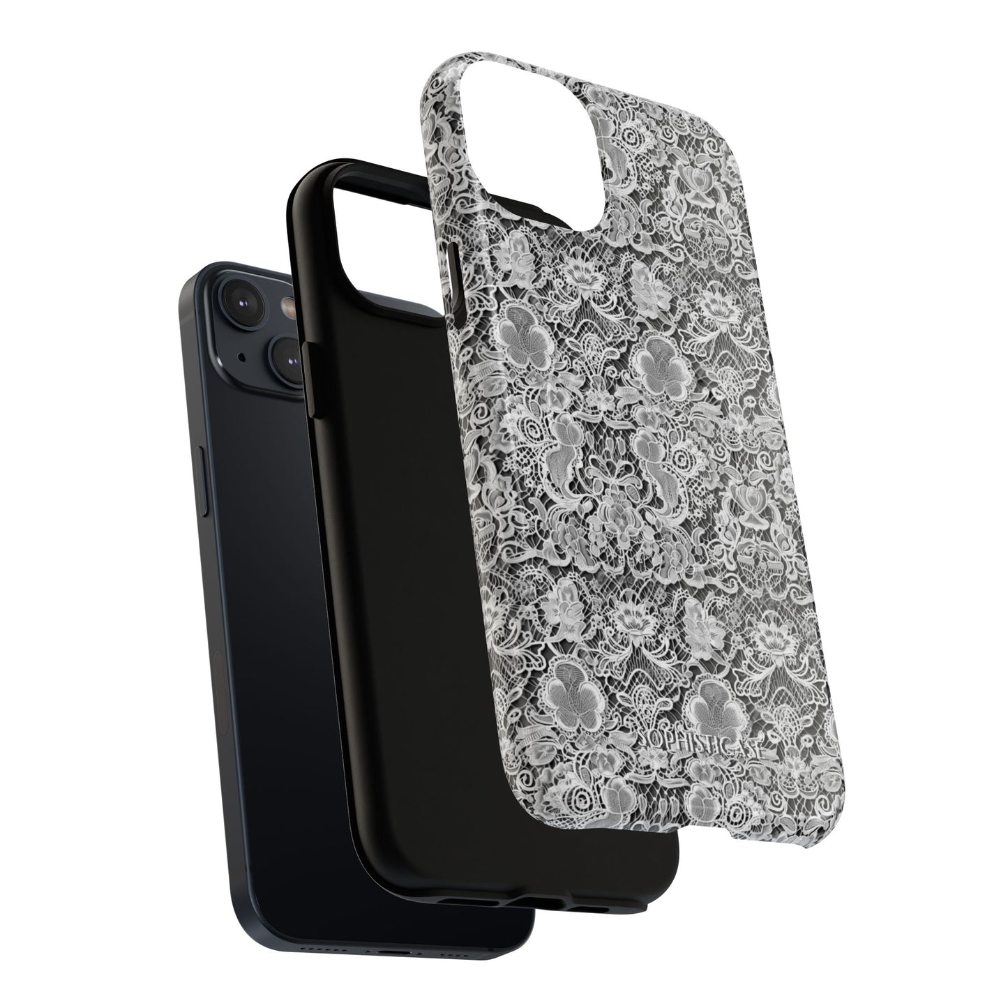 Luxe Lace in Black - Magsafe Case