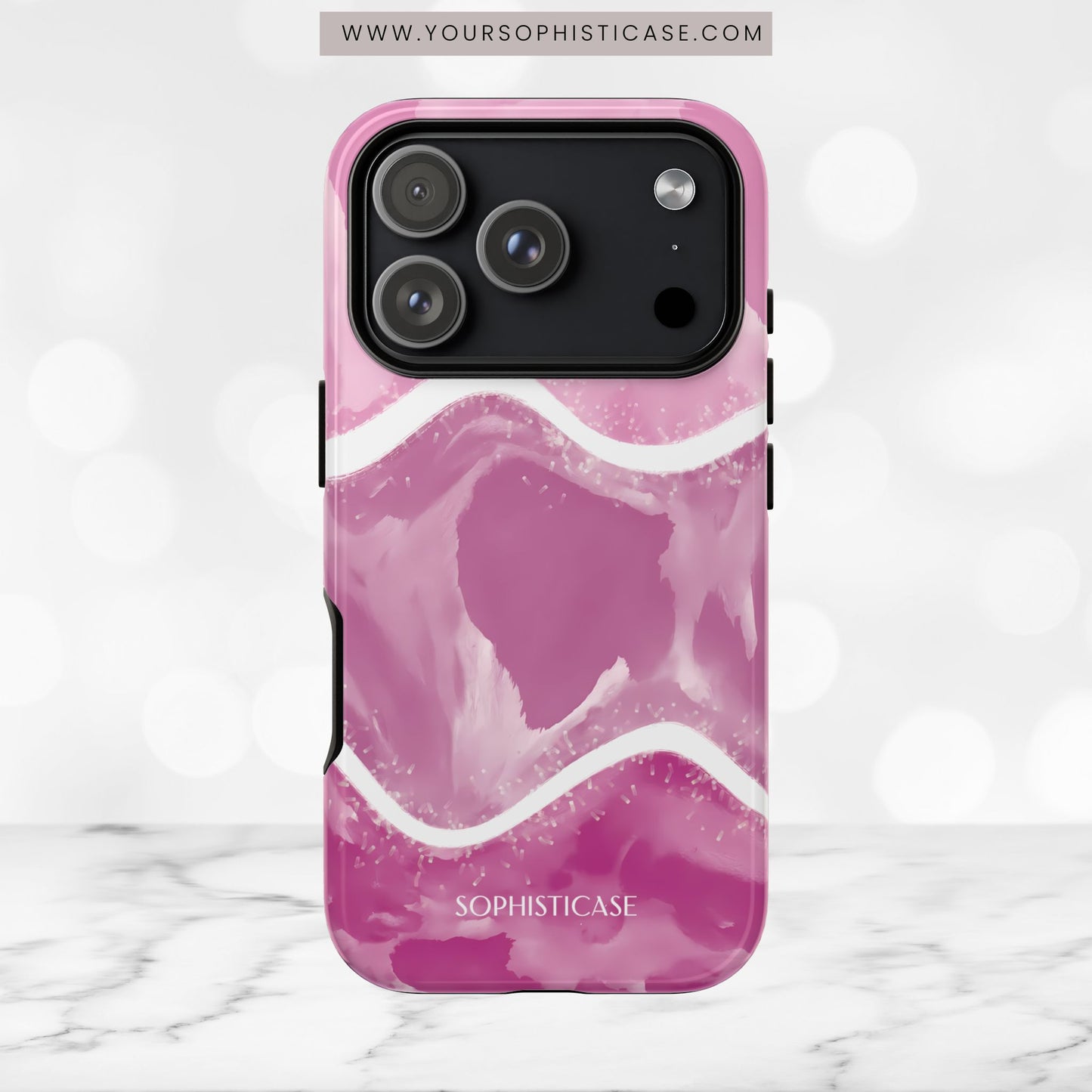 Serenity in Plum Purple - iPhone Case
